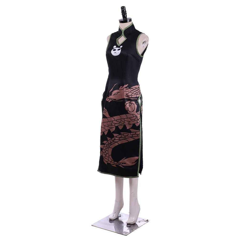 Shaman King Tao Jun Black Cheongsam Cosplay Costume - Authentic Design | Astricos-Astricos