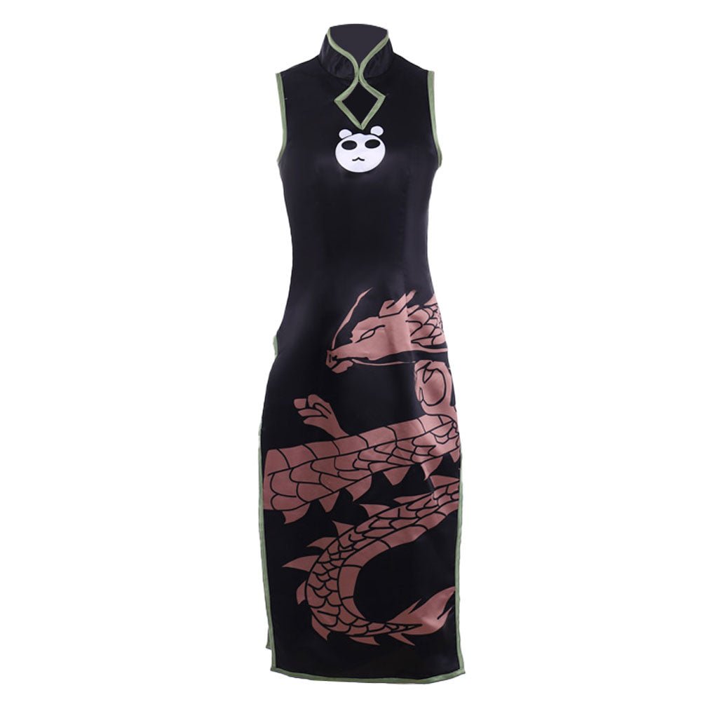 Shaman King Tao Jun Black Cheongsam Cosplay Costume - Authentic Design | Astricos-Astricos