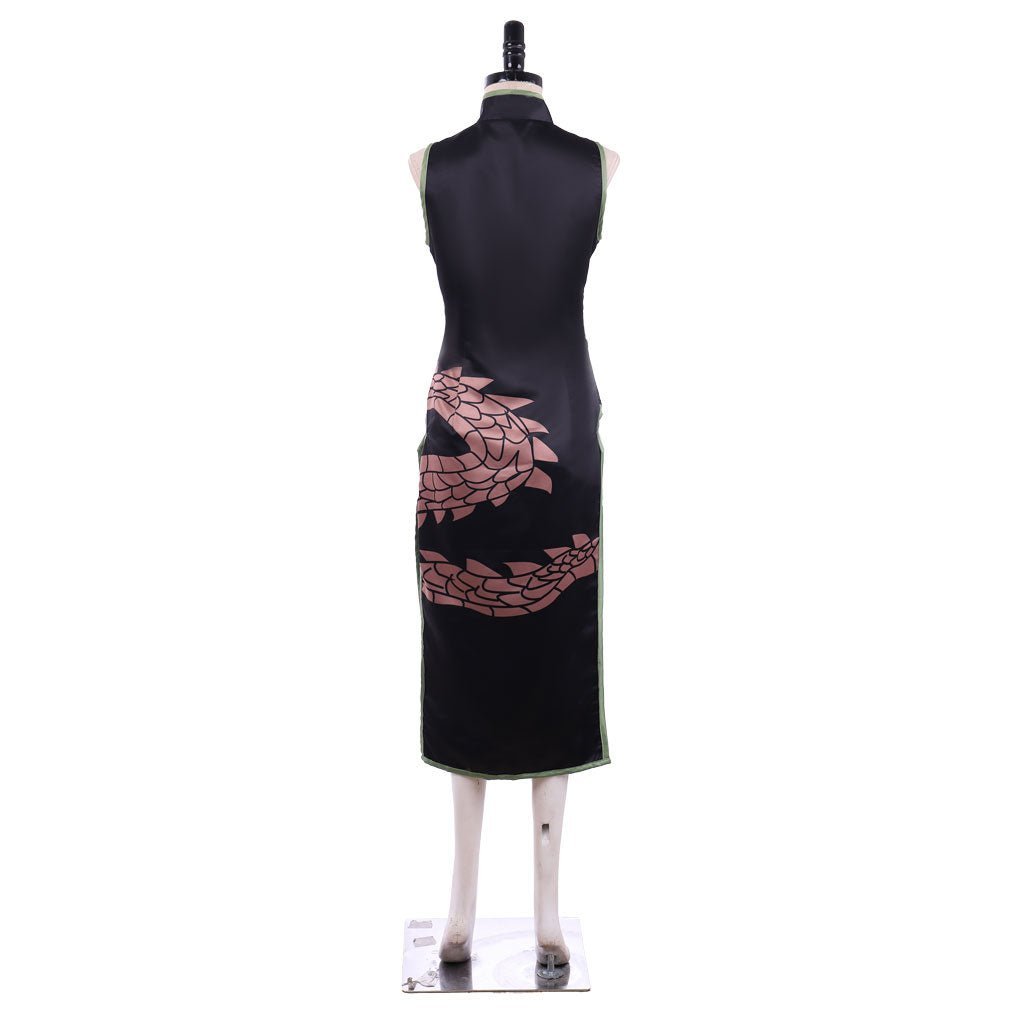Shaman King Tao Jun Black Cheongsam Cosplay Costume - Authentic Design | Astricos-Astricos