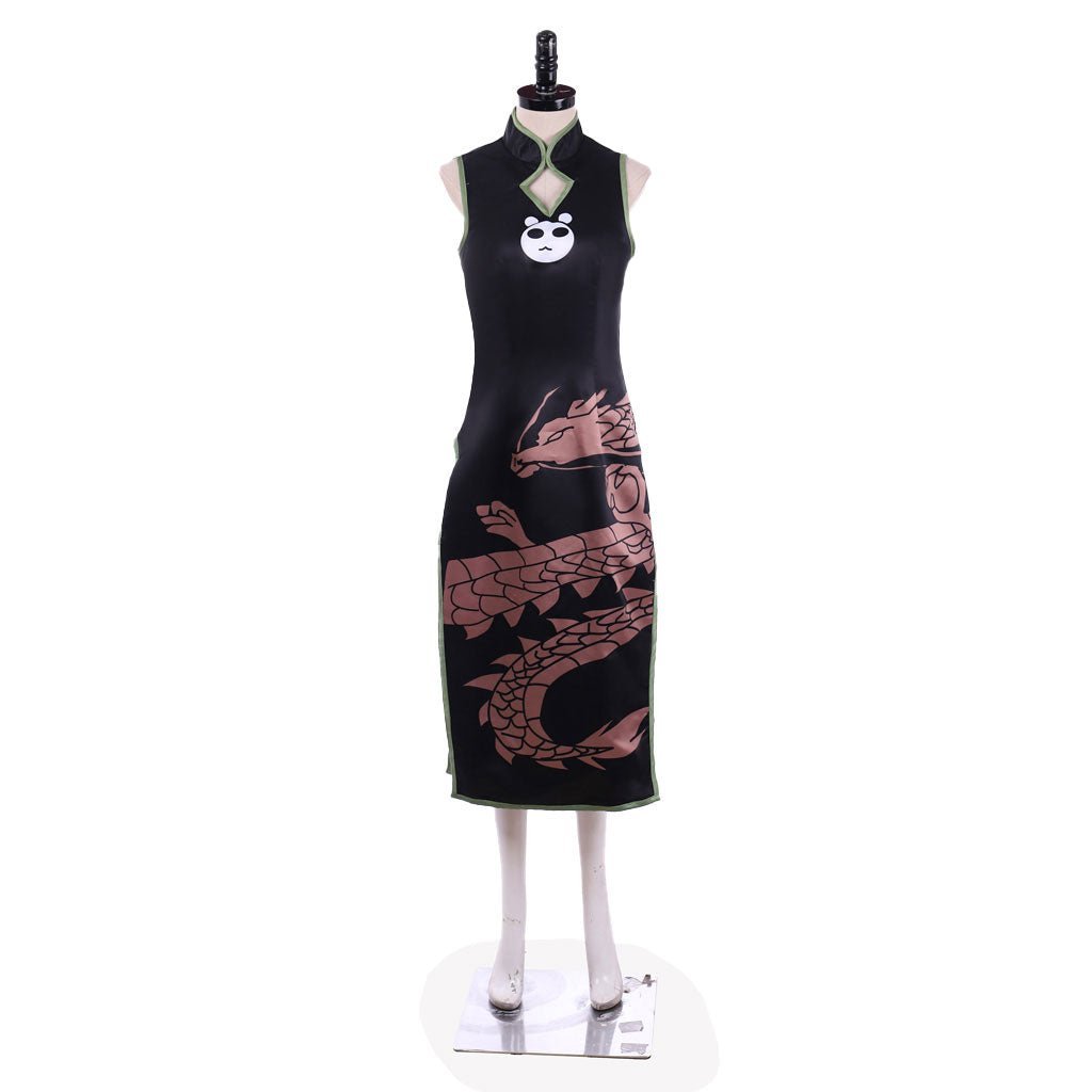 Shaman King Tao Jun Black Cheongsam Cosplay Costume - Authentic Design | Astricos-Astricos