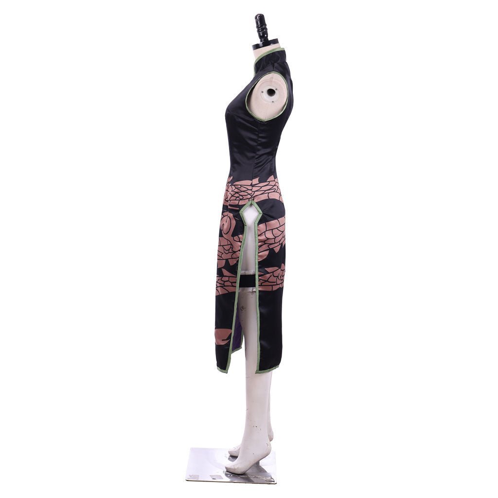 Shaman King Tao Jun Black Cheongsam Cosplay Costume - Authentic Design | Astricos-Astricos