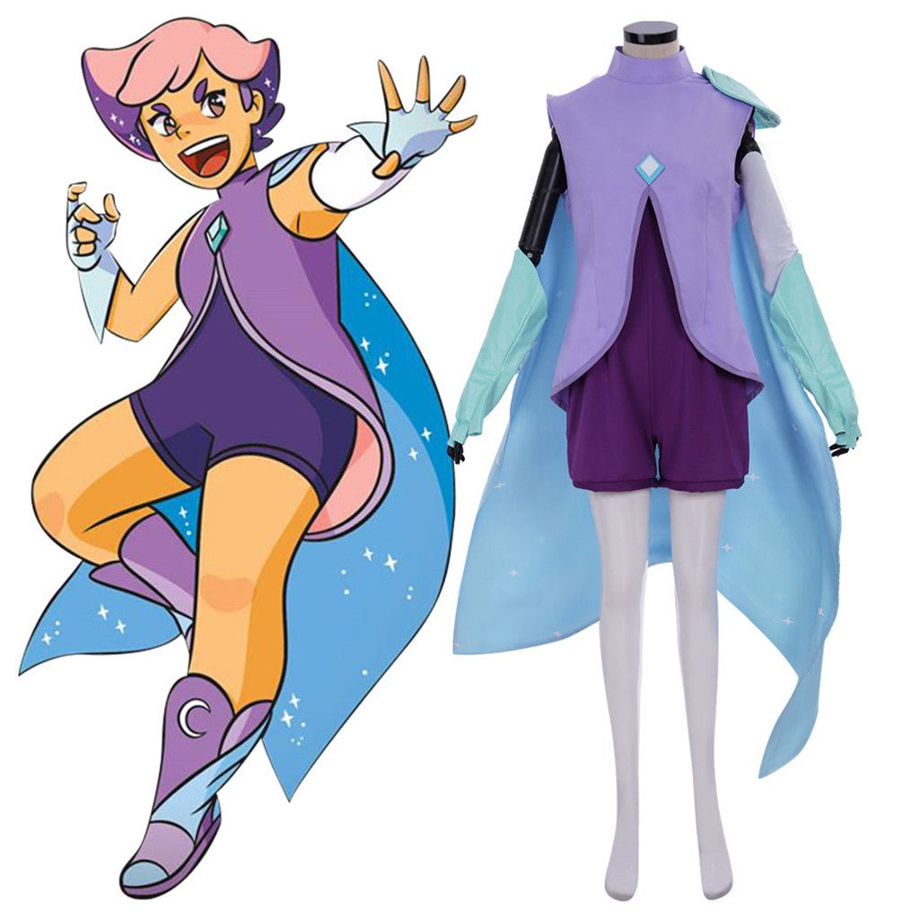 Authentic She-Ra Princess of Power Glimmer Cosplay Costume | Astricos-Astricos