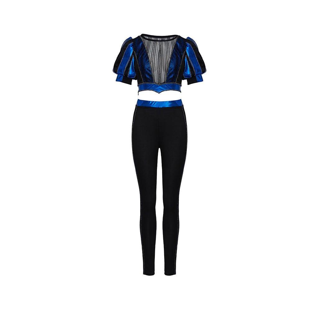 Six the Musical Catherine Parr Cosplay Costume | Women's Crop Top & Pants Suit | Astricos-Astricos