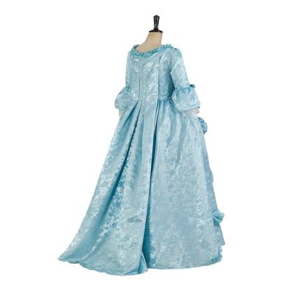 Sky Blue Marie Antoinette Rococo Ball Gown | Gothic Victorian Dress Costume for Women | Astricos-Astricos