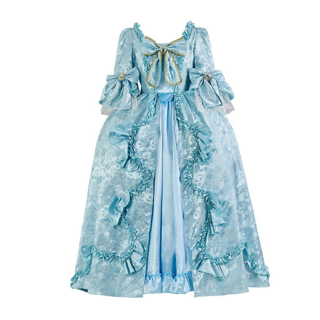 Sky Blue Marie Antoinette Rococo Ball Gown | Gothic Victorian Dress Costume for Women | Astricos-Astricos