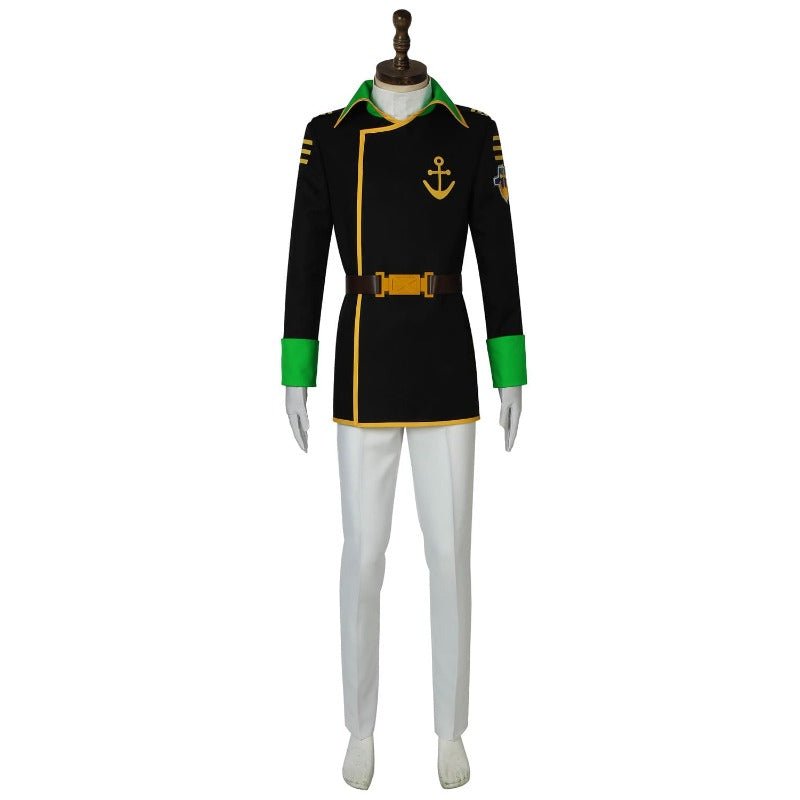 Space Battleship Yamato Uniform Cosplay Costume - Premium Anime Halloween Outfit-Astricos
