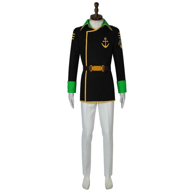 Space Battleship Yamato Uniform Cosplay Costume - Premium Anime Halloween Outfit-Astricos