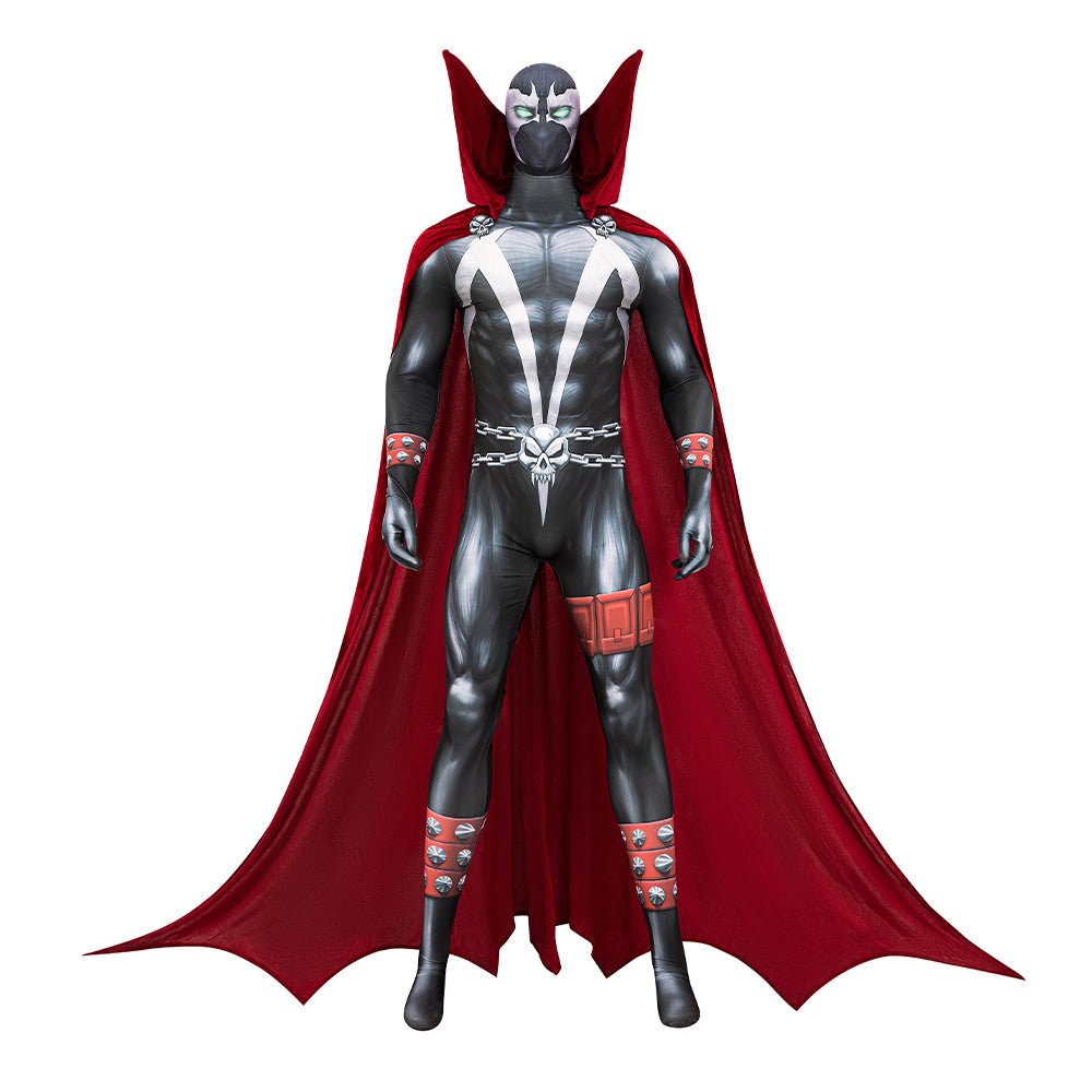 Spawn Halloween Cosplay Al Simmons Bodysuit Costume Set - Astricos