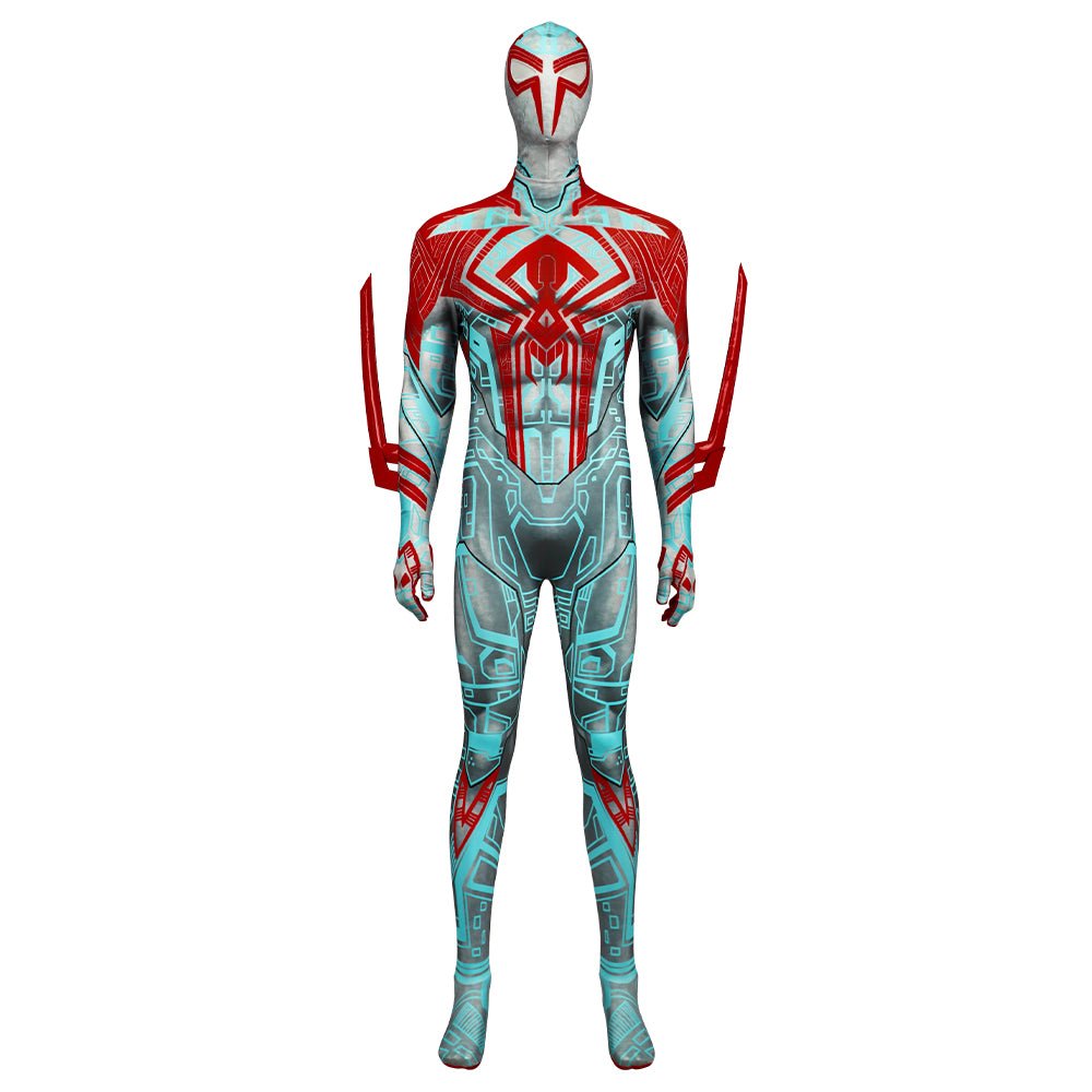 Spider - Man 2099 Patterns Cosplay Jumpsuit Outfit Halloween Costume Bodysuit Suit - Astricos
