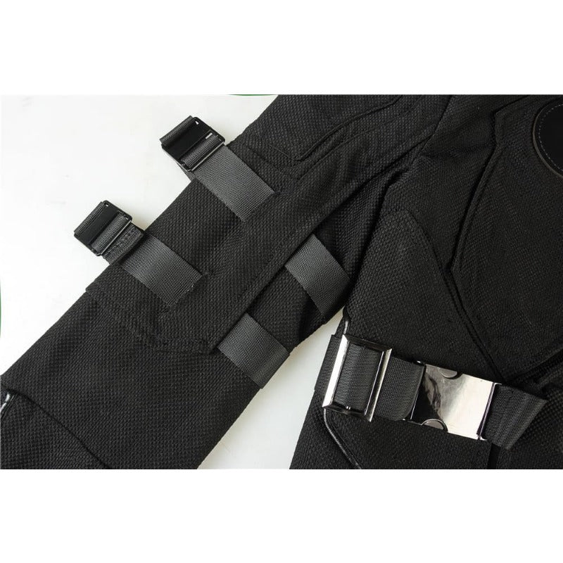 Spider-Man Far From Home Black Battle Suit Cosplay Costume - Peter Parker Sneak Version | Astricos-Astricos