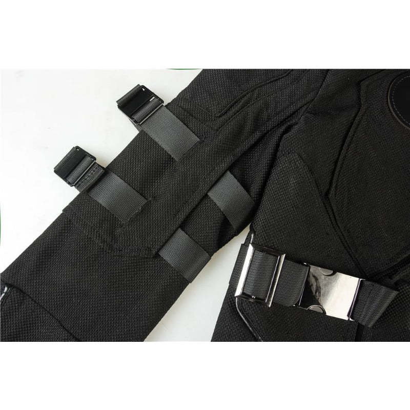 Spider-Man Far From Home Black Battle Suit Cosplay Costume - Peter Parker Sneak Version | Astricos-Astricos