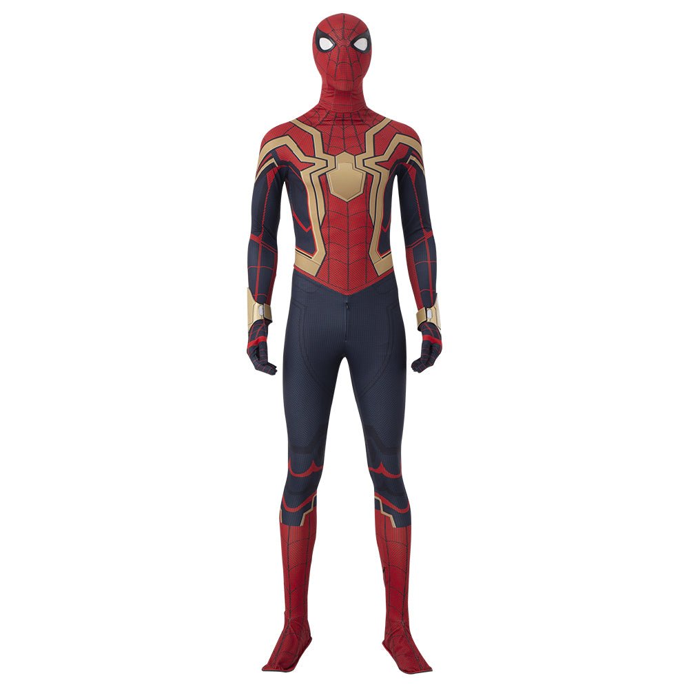 Spider - Man No Way Home Peter Printed Jumpsuit Uniform Costume Cosplay Halloween - Astricos