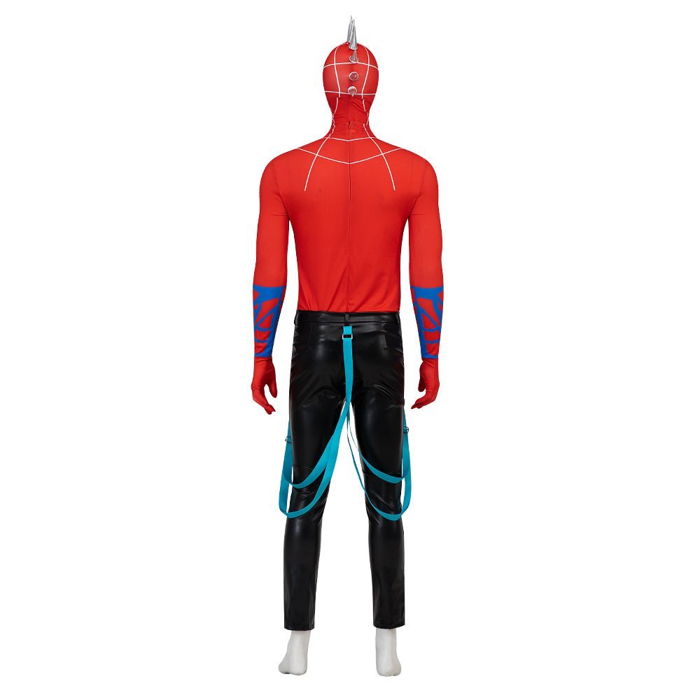 Spider - Punk Hobart Brown Costume Set | Spider - Man Across the Spider - Verse Cosplay - Astricos