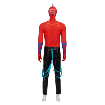 Spider - Punk Hobart Brown Costume Set | Spider - Man Across the Spider - Verse Cosplay - Astricos