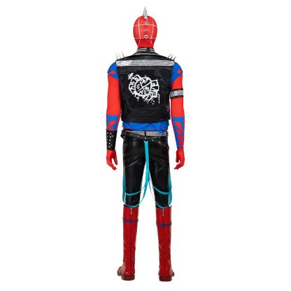 Spider - Punk Hobart Brown Costume Set | Spider - Man Across the Spider - Verse Cosplay - Astricos