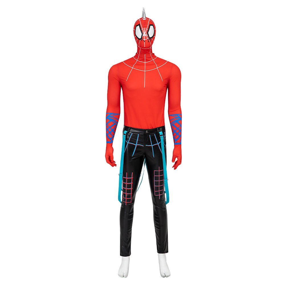 Spider - Punk Hobart Brown Costume Set | Spider - Man Across the Spider - Verse Cosplay - Astricos