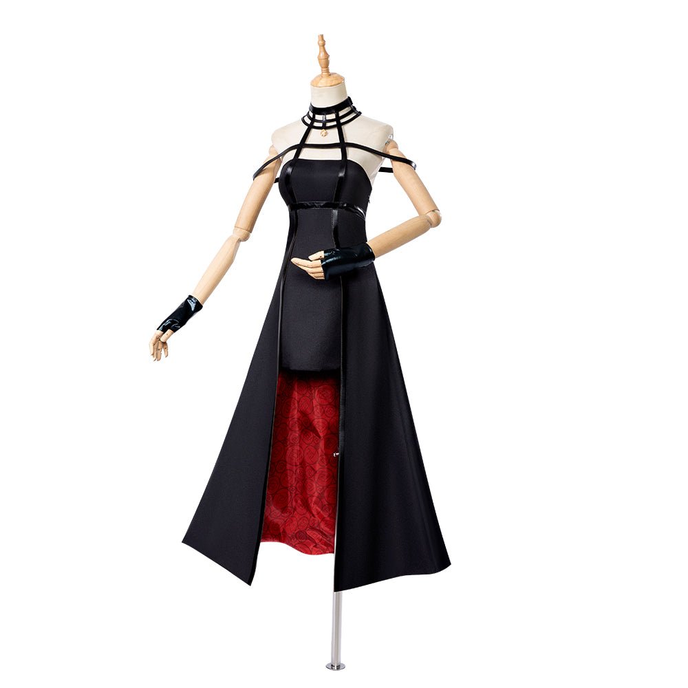 Spy X Family Yor Forger Cosplay Costume - Black and Red Dress Set for Roleplay and Parties - Astricos