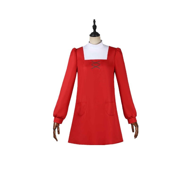 SPY×FAMILY Code White Anya Forger Red Cosplay Costume for Halloween and Events - Astricos