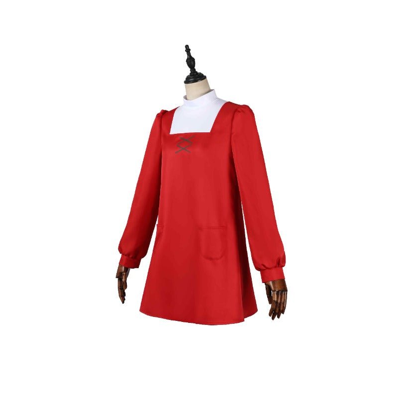 SPY×FAMILY Code White Anya Forger Red Cosplay Costume for Halloween and Events - Astricos