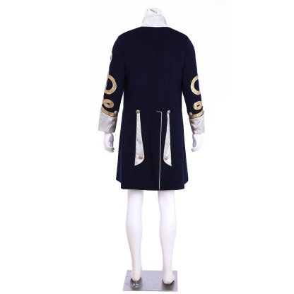 Steampunk Men’s Victorian Wool Coat - Tudor Medieval Costume Jacket for Cosplay | Astricos-Astricos