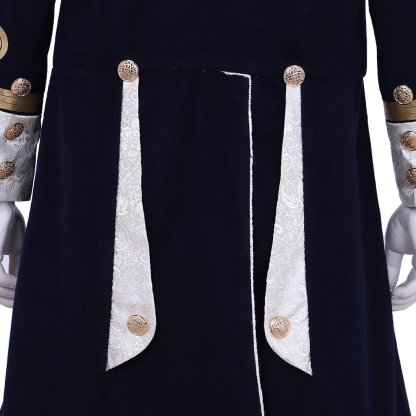 Steampunk Men’s Victorian Wool Coat - Tudor Medieval Costume Jacket for Cosplay | Astricos-Astricos
