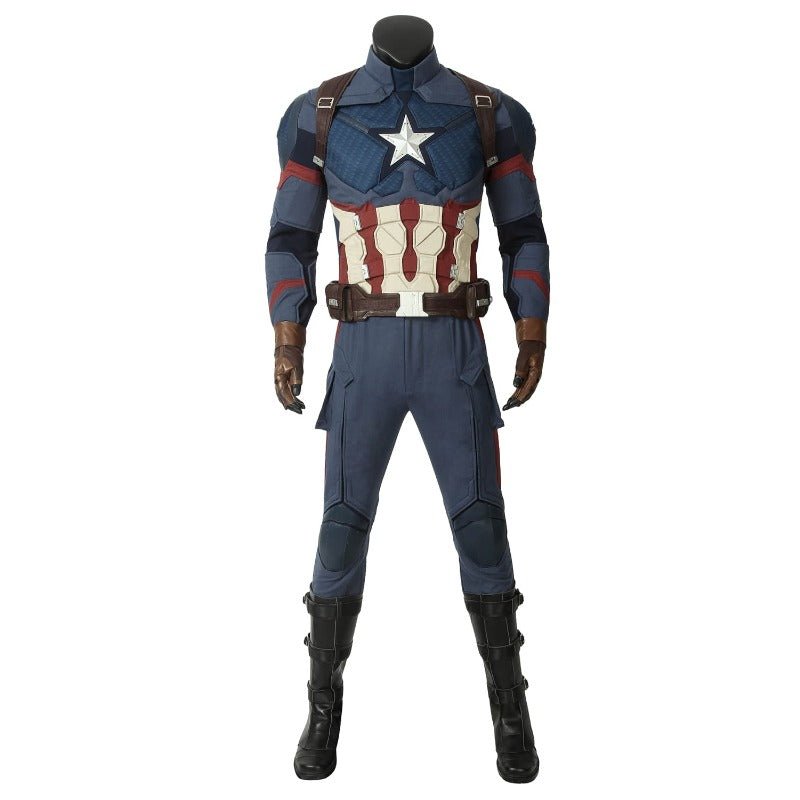 Steven Rogers Captain America Cosplay Costume - Halloween Hero Uniform - Astricos