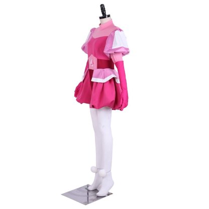 Steven Universe Spinel Gem Cosplay Costume - Full Pink Dress Set with Gloves & Socks-Astricos