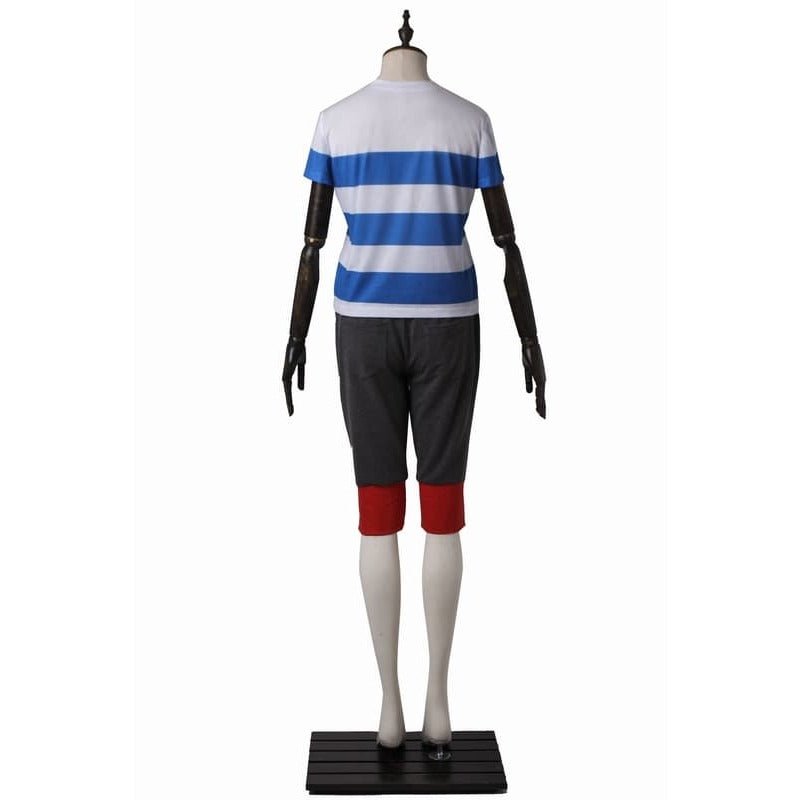 Sun and Moon Elio Cosplay Costume with Bag for Halloween, Christmas, and Anime Conventions-Astricos