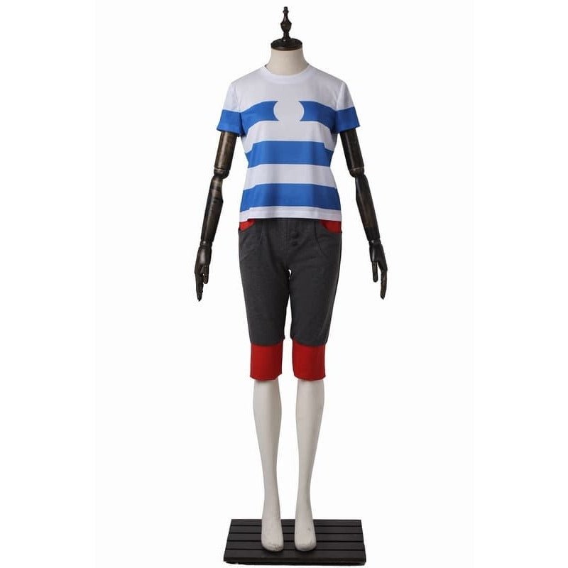 Sun and Moon Elio Cosplay Costume with Bag for Halloween, Christmas, and Anime Conventions-Astricos