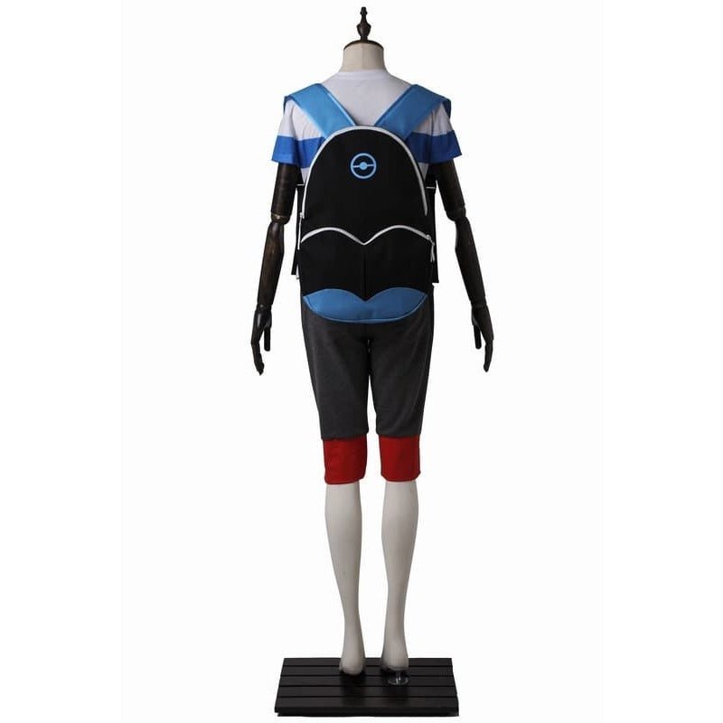 Sun and Moon Elio Cosplay Costume with Bag for Halloween, Christmas, and Anime Conventions-Astricos