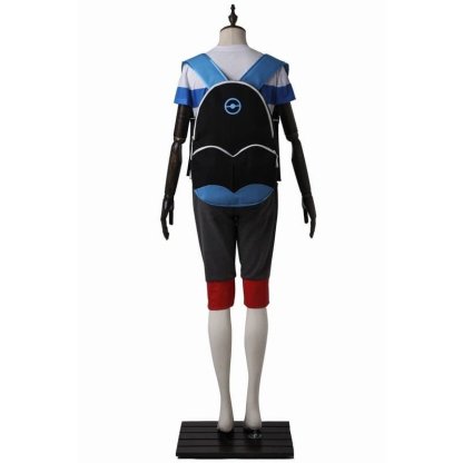 Sun and Moon Elio Cosplay Costume with Bag for Halloween, Christmas, and Anime Conventions-Astricos