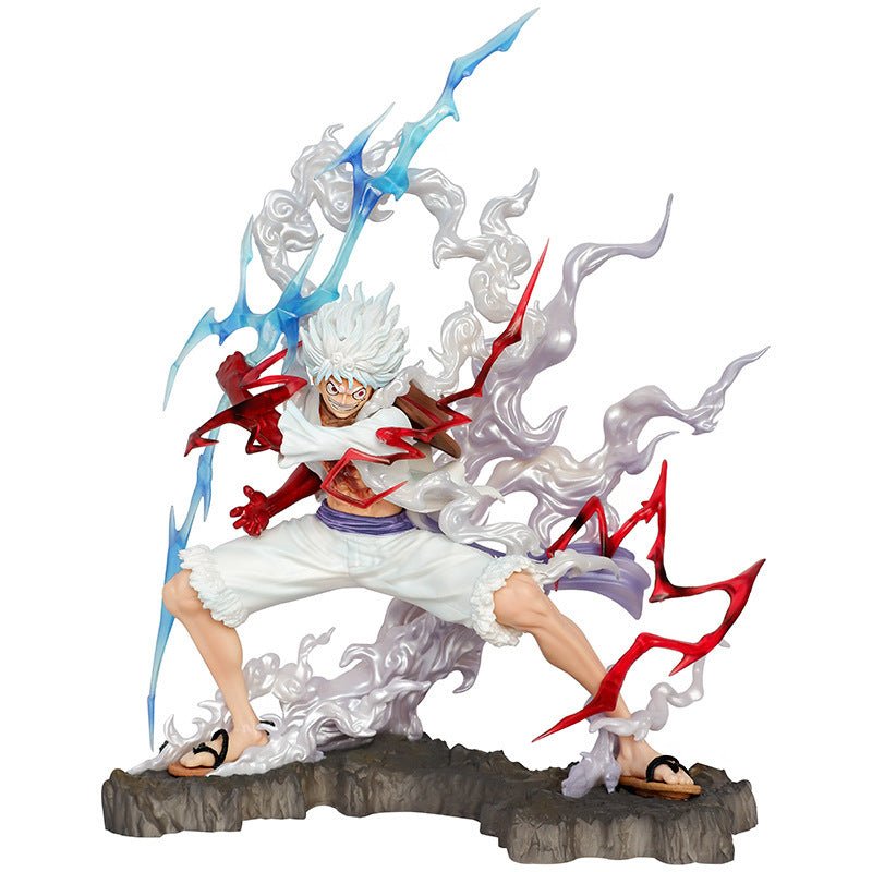 Sun God Nika Luffy Gear 5 PVC Figure - Anime One Piece Action Statue Model Gift - Astricos
