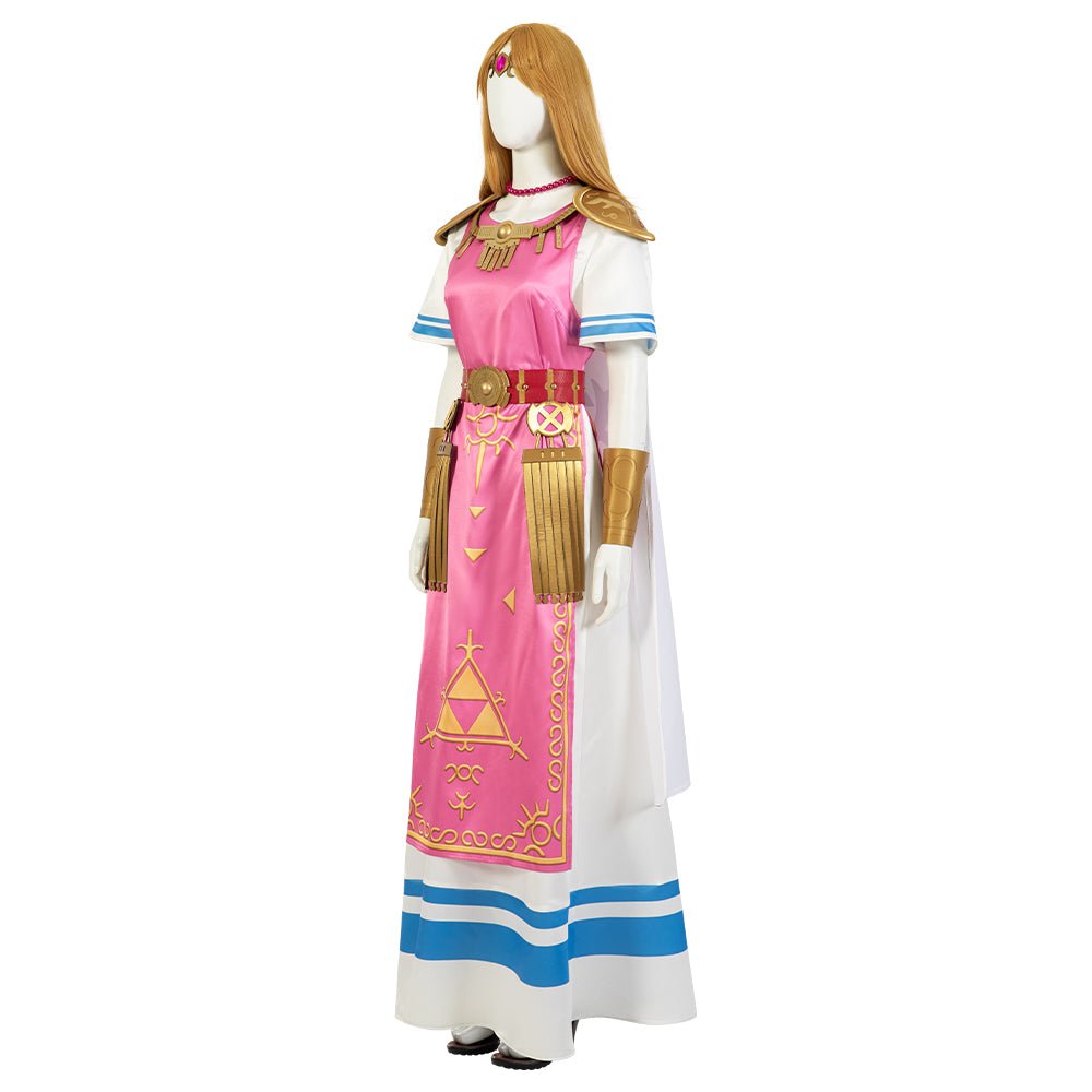Super Smash Bros. Ultimate Princess Zelda Pink Cosplay Costume - Game Inspired Outfit - Astricos