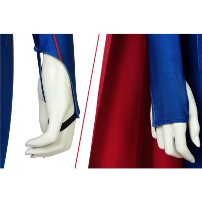 Supergirl Season 5 Kara Zor - El Cosplay Jumpsuit Bodysuit with Cloak - Astricos