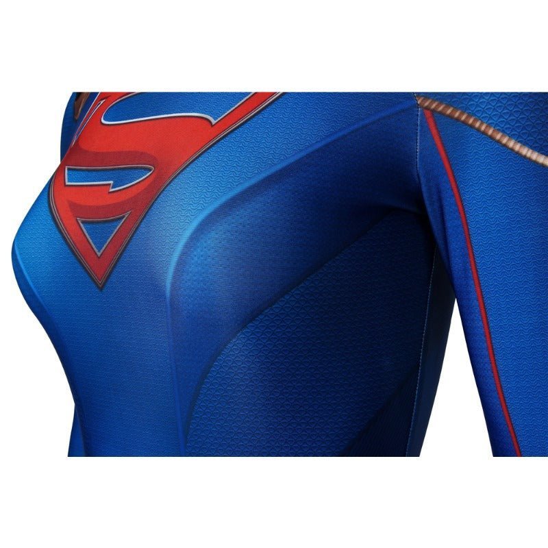 Supergirl Season 5 Kara Zor - El Cosplay Jumpsuit Bodysuit with Cloak - Astricos