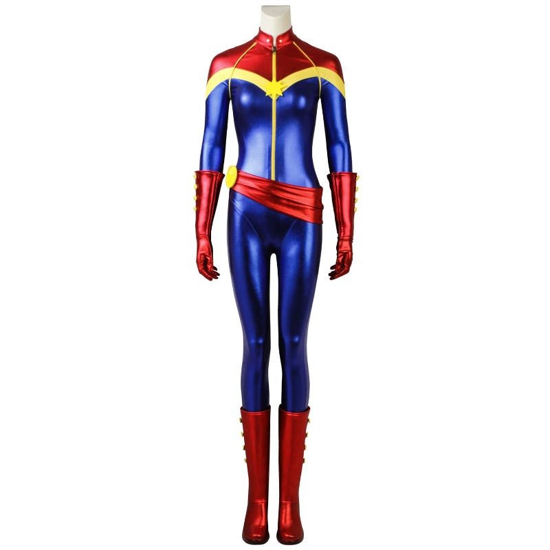 Superhero Captain Marvel Kids Cosplay Costume - Avengers Bodysuit Jumpsuit for Halloween - Astricos