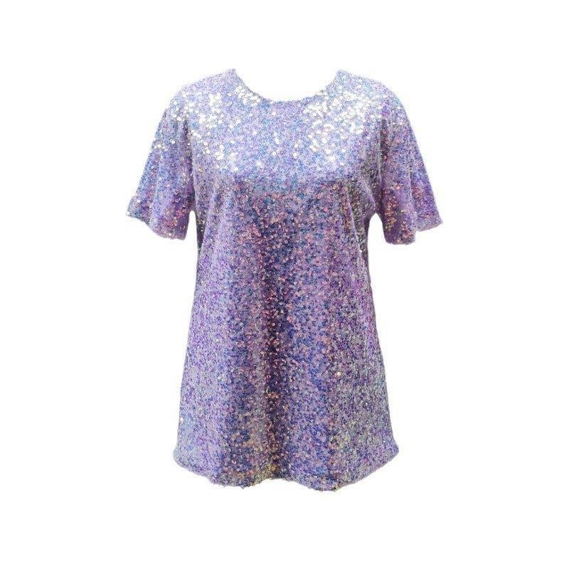 Taylor Swift Lavender Sequin Concert Dress | Performance Costume | Astricos-Astricos
