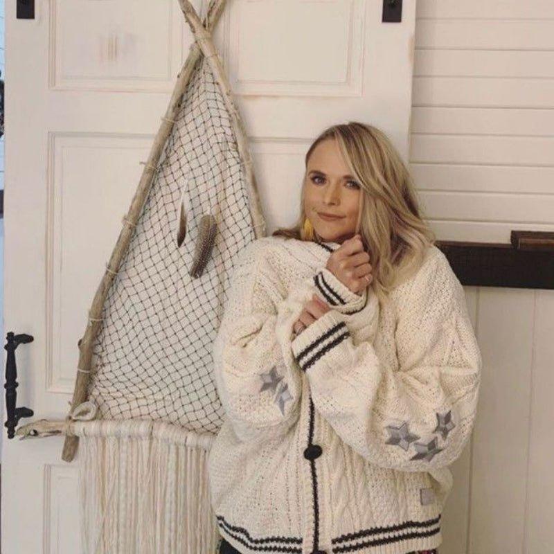 Taylor Swift Inspired Knit Wool Cardigan | Cozy Christmas Sweater for Women | Astricos-Astricos