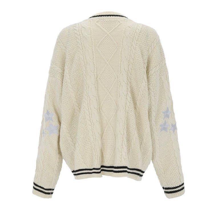 Taylor Swift Inspired Knit Wool Cardigan | Cozy Christmas Sweater for Women | Astricos-Astricos