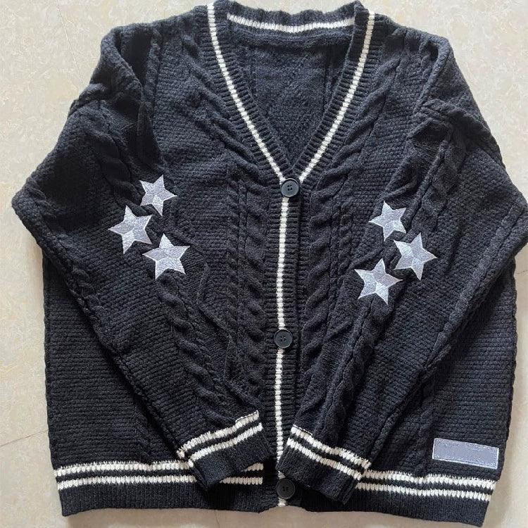Taylor Swift Inspired Knit Wool Cardigan | Cozy Christmas Sweater for Women | Astricos-Astricos