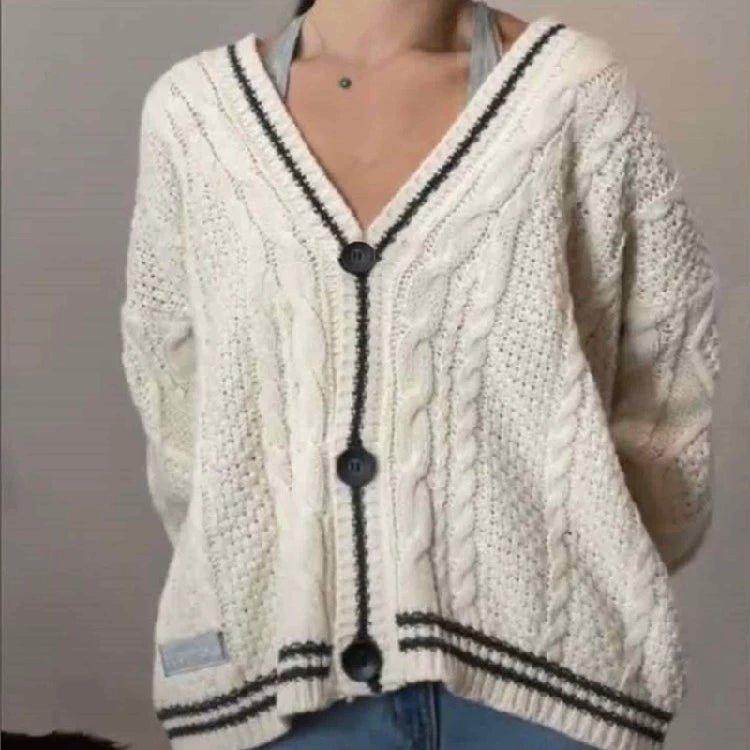 Taylor Swift Inspired Knit Wool Cardigan | Cozy Christmas Sweater for Women | Astricos-Astricos