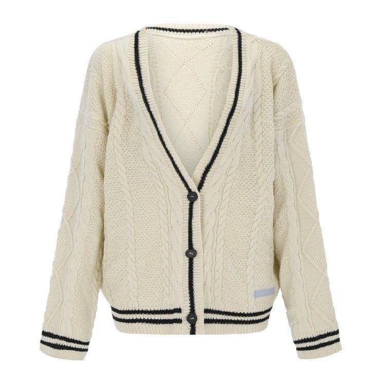Taylor Swift Inspired Knit Wool Cardigan | Cozy Christmas Sweater for Women | Astricos-Astricos