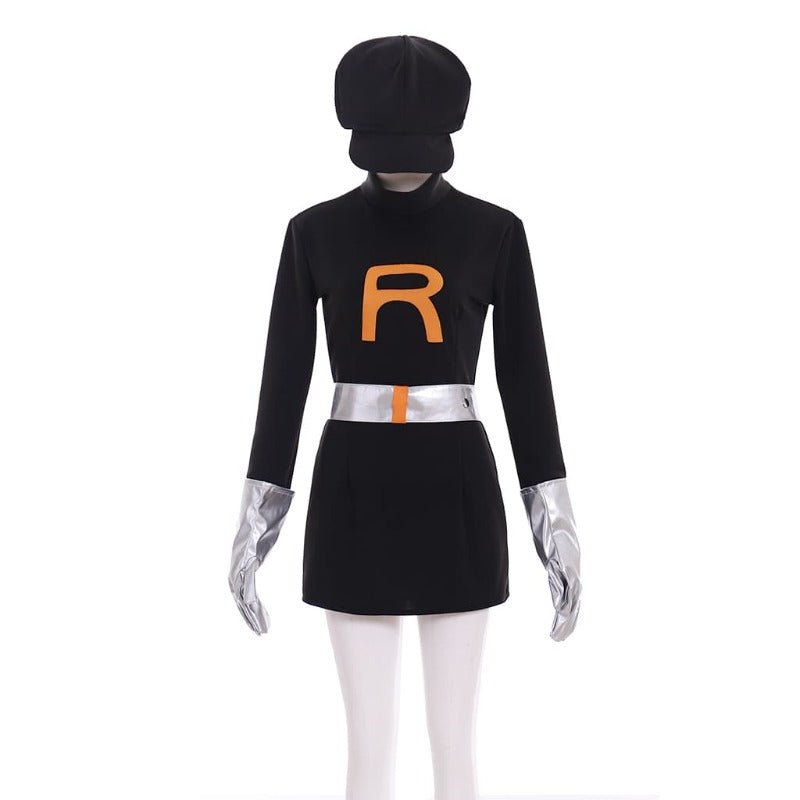Team Rocket Grunt Male Cosplay Costume - Official Pokemon Villain Outfit-Astricos