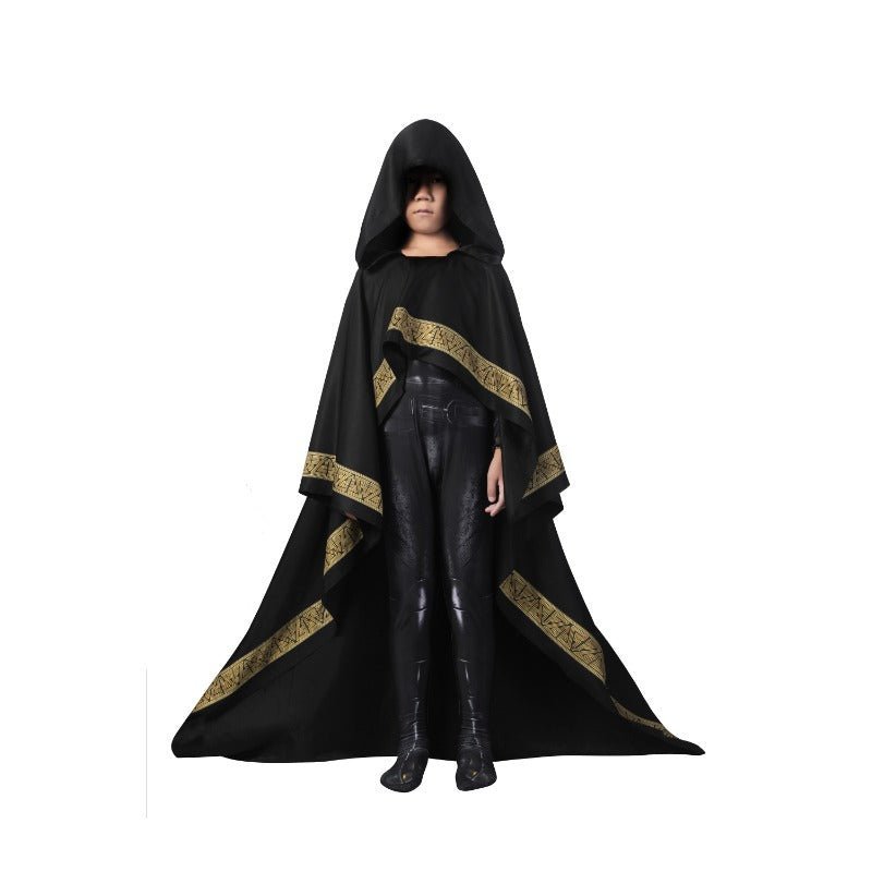 Teth Adam Black Cosplay Costume Body - suit Jump Zentai Kid Child Halloween - Astricos