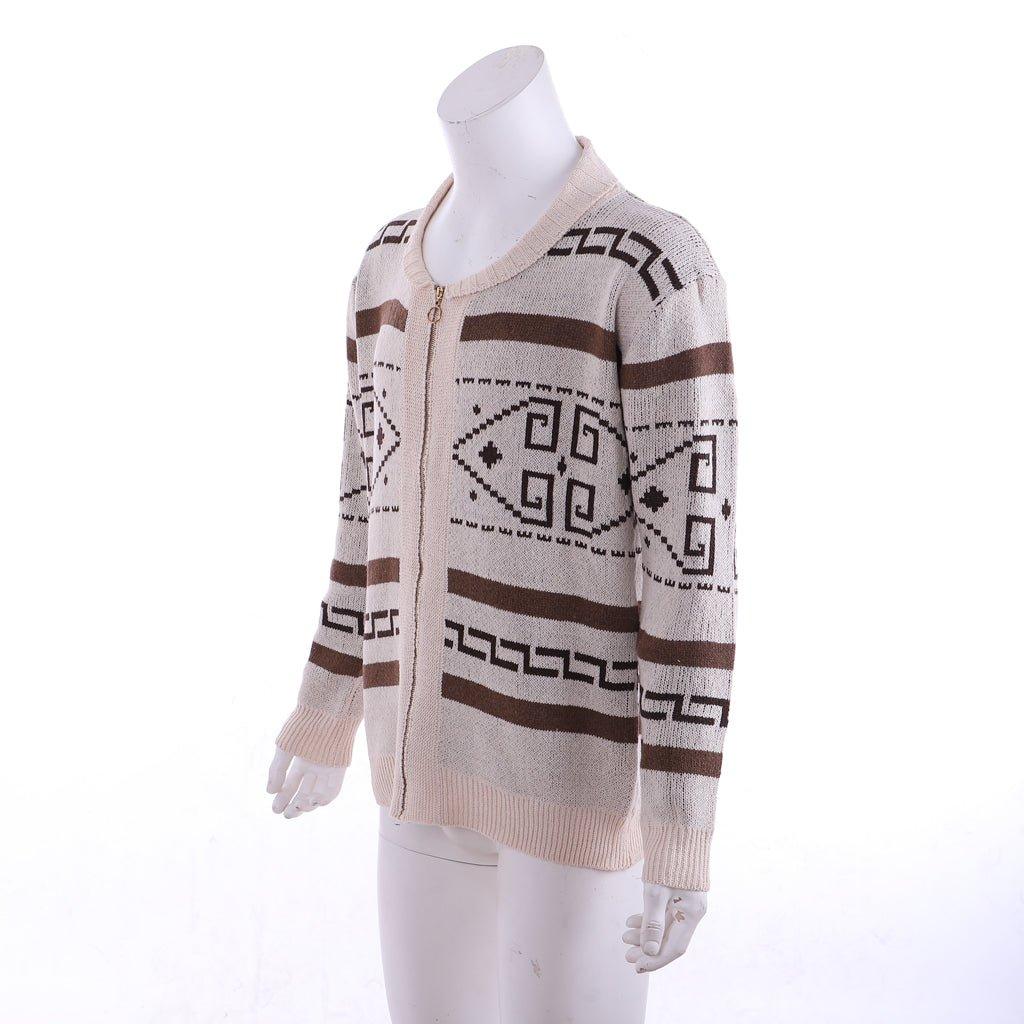 The Big Lebowski 'The Dude' Cosplay Jacket - Khaki Zipper Cardigan for Halloween-Astricos