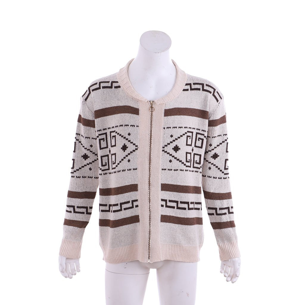 The Dude Sweater - Big Lebowski Jeffrey Costume Zip Up Shawl Cardigan for Men | Astricos-Astricos