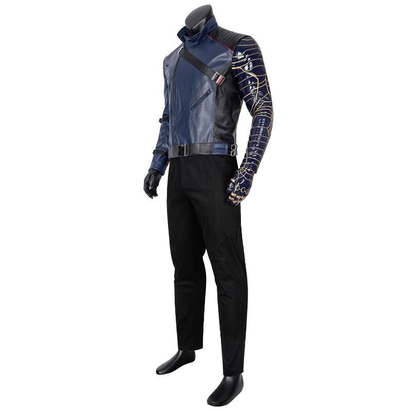 The Falcon and the Winter Soldier Cosplay Costume Jacket Shoes Outfit for Men - Astricos