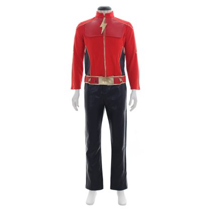 The Flash Cosplay Costume for Men - DC Comics Hero Speedster Outfit-Astricos