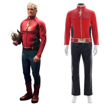 The Flash Cosplay Costume for Men - DC Comics Hero Speedster Outfit-Astricos