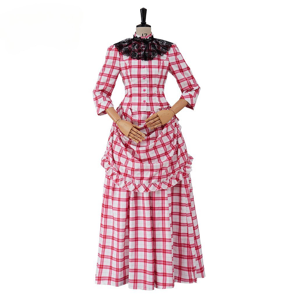 The Gilded Age Peggy Scott Cosplay Costume - 1880s Victorian Bustle Dress & Civil War Era Ball Gown-Astricos